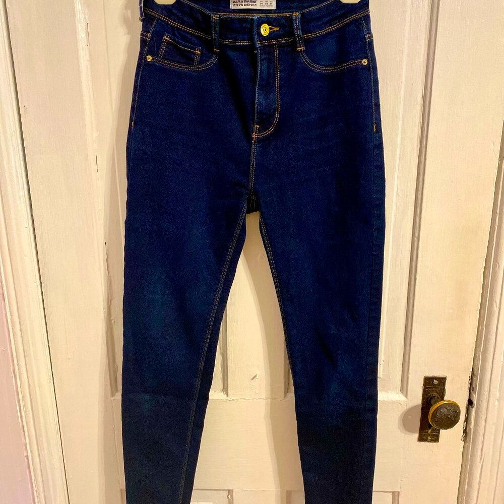 Zara Basic Skinny Jeans Z1975 Denim-size 4